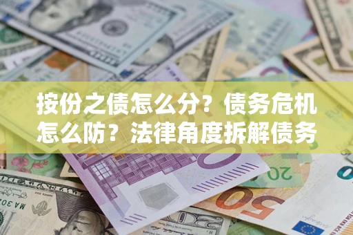 北京按份之债怎么分？债务危机怎么防？法律角度拆解债务分配与风险自保指南