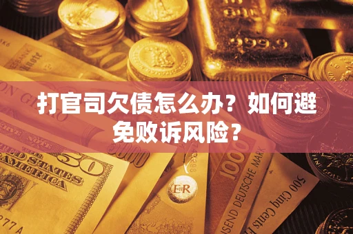 北京打官司欠债怎么办？如何避免败诉风险？