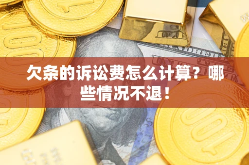 北京欠条的诉讼费怎么计算？哪些情况不退！