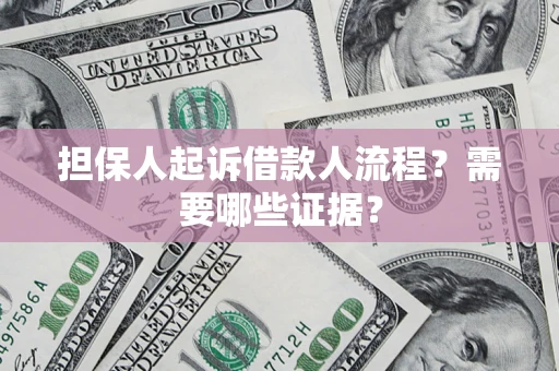 北京担保人起诉借款人流程？需要哪些证据？