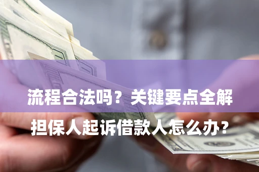 北京

担保人起诉借款人怎么办？流程合法吗？关键要点全解析