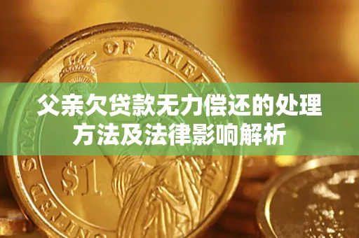北京父亲欠贷款无力偿还的处理方法及法律影响解析
